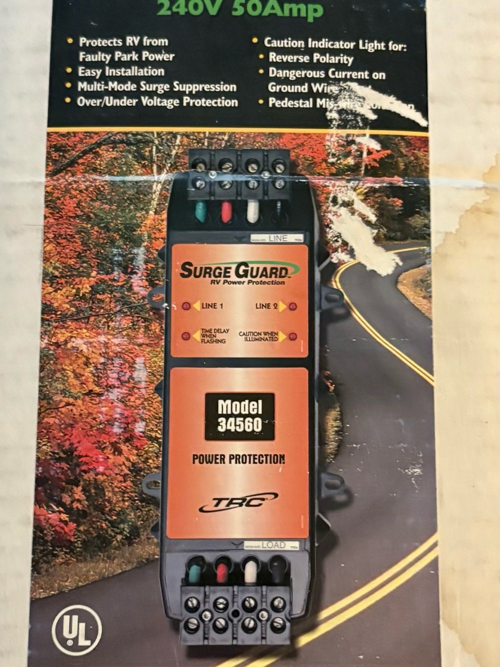 Surge Guard RV Power Protection 240V 50Amp Model 34560